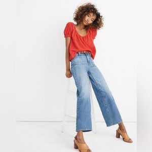 Madewell Wide Leg Crop Jeans Sz 24